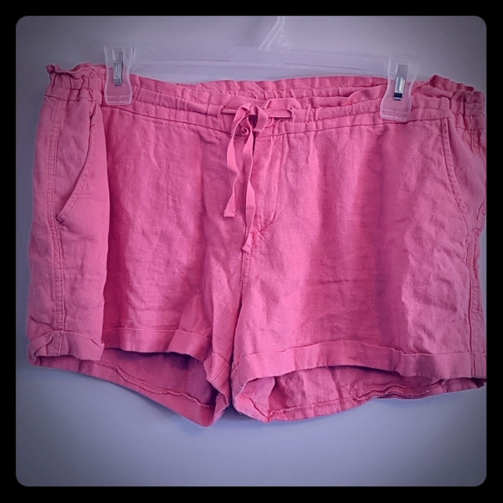 Linen style shorts